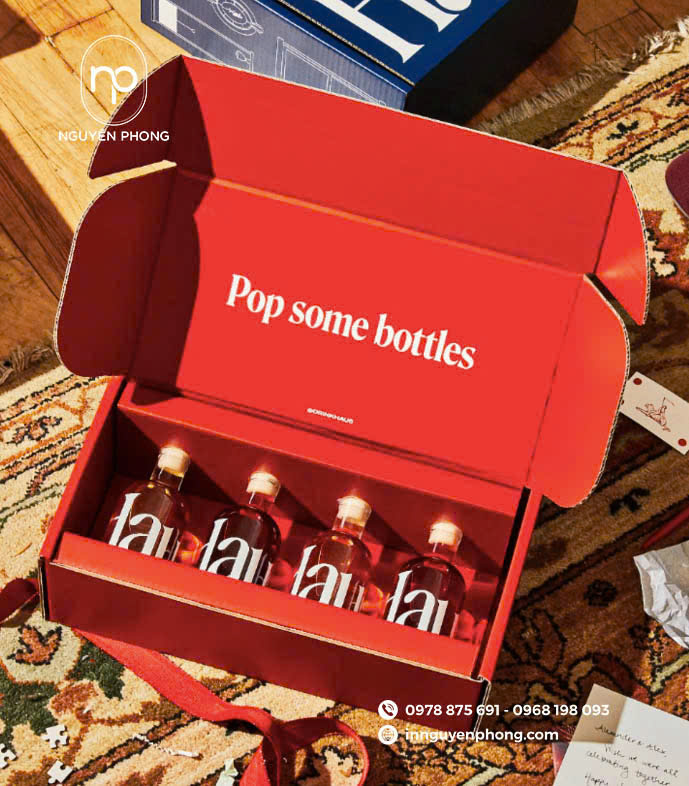 Hộp carton dạng gifbox màu sắc ấn tượng